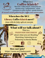 2020 Library Klatch Flyer